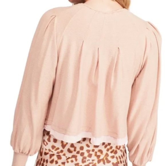 Free People Billie Long Sleeve Pullover Tee Shirt - Picture 3 of 8